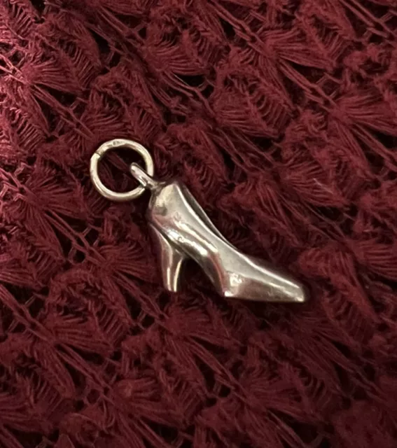James Avery Retired Sterling Silver High Heel Charm