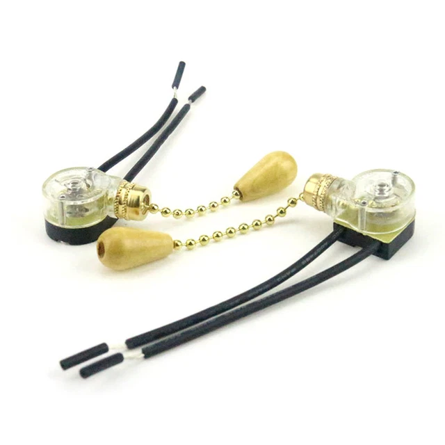 UNIVERSAL CEILING FAN Wall Light Replacement Pull Chain Cord Switch