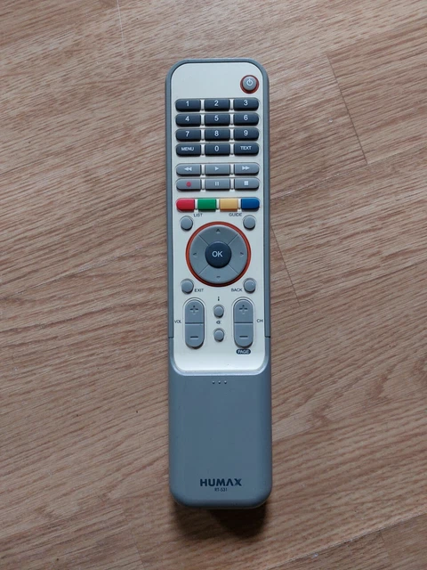 Umax Remote HUMAX RT-531 GENUINE Original Freeview Box Remote £5.00 - PicClick UK