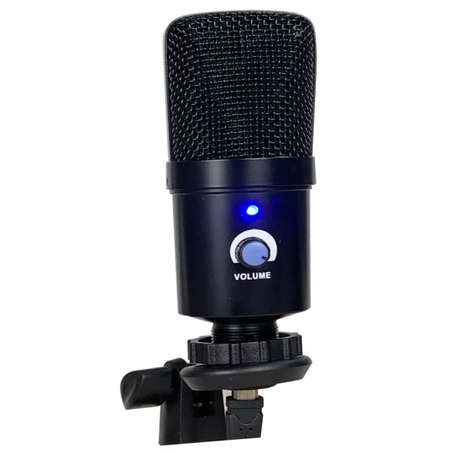 Laptop USB Cardioid Microphone Condenser Kit Studio Recording Chat PC Game Mic