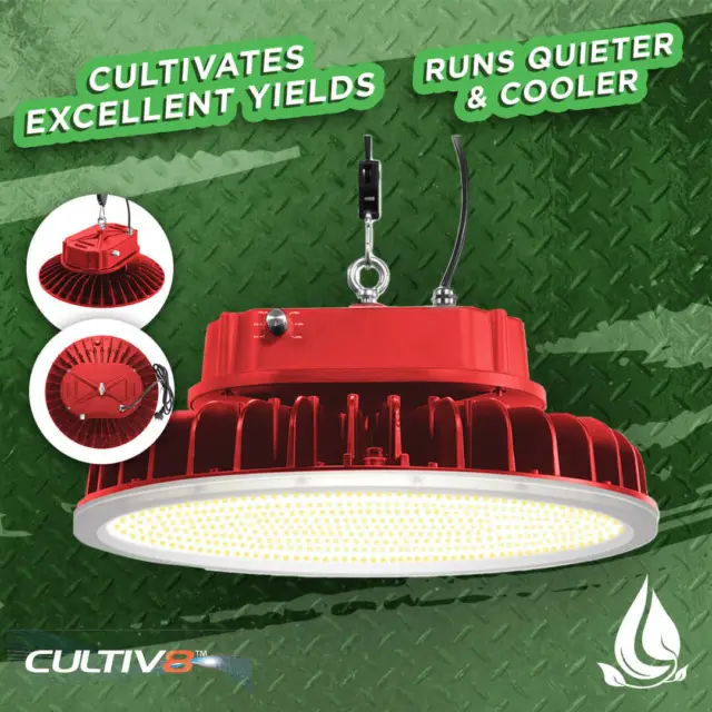 Cultiv8 UFO Super Sun LED - Full Spectrum - 100w | 200w | 300w | 500w