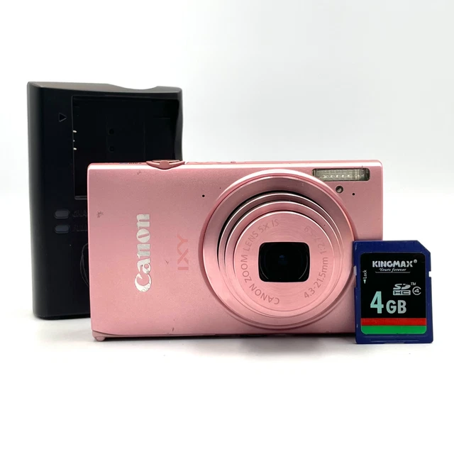 Appareil Photo Canon IXY 430F Rose – 16,1 MP, Zoom 5x, Wi-Fi, Occasion état Neuf