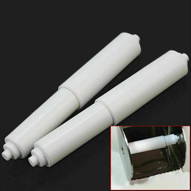 WHITE REPLACEMENT TOILET Paper Roll Holder Roller Spindle SELL Spring