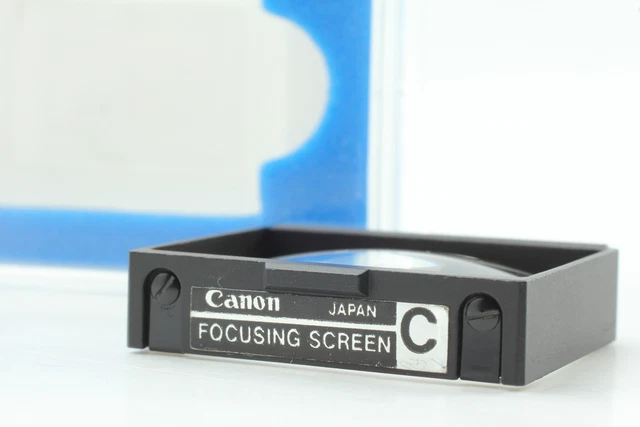 [COMO NUEVO] Microprisma dividido pantalla de enfoque Canon tipo C para Canon F-1 F1 de JAPÓN