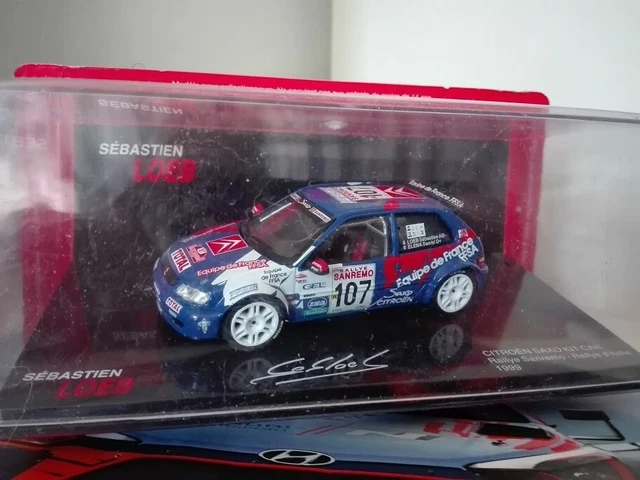 Ottomobile 1/18 Citroen Saxo Rally de France Tour de Corse 1999 S.Loeb /D.Elena