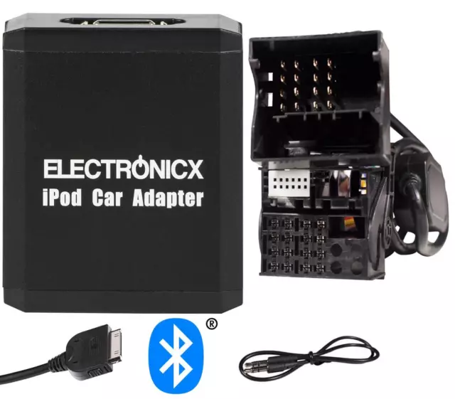 Adapter AUX Bluetooth iPhone iPad iPod BMW Mini Land Rover Flachpin