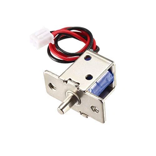 DC 12V 0.54A 4.5mm Mini Electromagnetic Solenoid Lock Push Pull Type f...