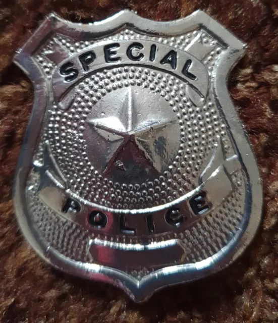 Costume / Halloween, Special Police Badge, Silver