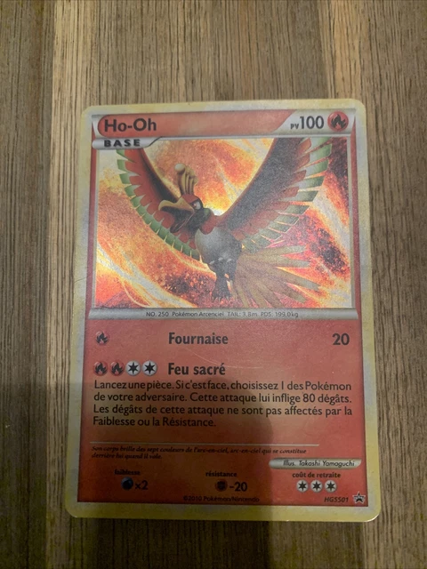 Carte Pokémon Ho-Oh HGSS01 Promo Holo HeartGold & SoulSilver 2010 FR -SPIROULI