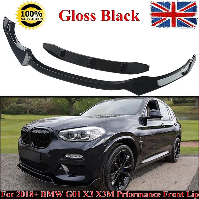 Protections De Bas De Caisse Pour BMW X3/X3M G01, X4/X4M G02 (2018-2023) - Noir Brillant, Adhésif
