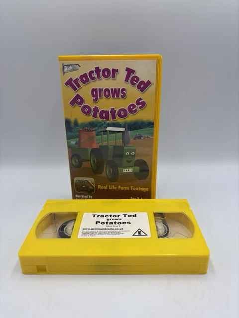 Tractor Ted Grows Potatoes [VHS](中古品) TRACTOR TED GROWS Potatoes (E) PAL VHS Video Tape - Children Kids