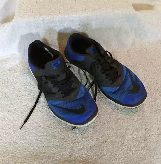 Nike Mens Preowned FS Lite Run 3.0 Blue/Black Running Shoes, Size: 10.5 #US31-13