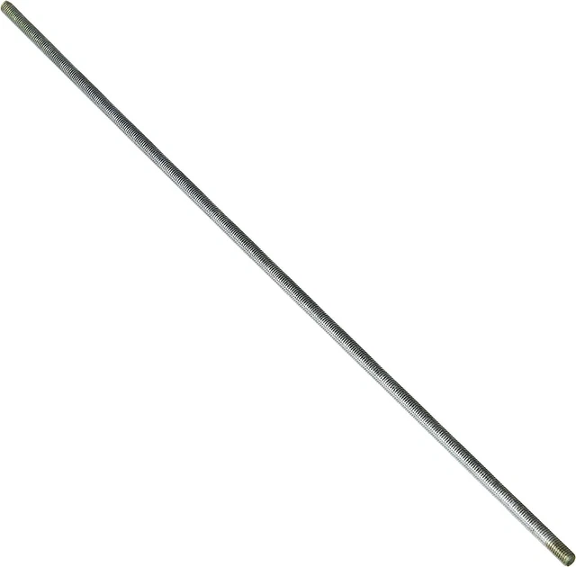 Forney 49688 General Purpose All Thread Rod 10 32  1 Silver Fully Threaded Metal