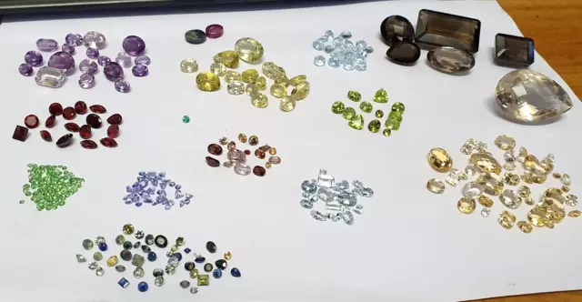 Huge gemstone collection.. 545 + Ct Sapphire, Zircon, Tanzanites Emerald etc 2