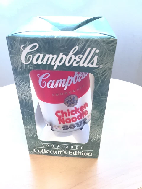 Campbell’s Collector Edition Chicken Noodle Soup Christmas Ornament 1999-2000