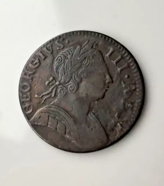 1775 COPPER HALFPENNY GEORGE lll