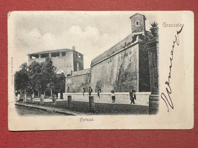 Cartolina - Grosseto - Fortezza - 1910
