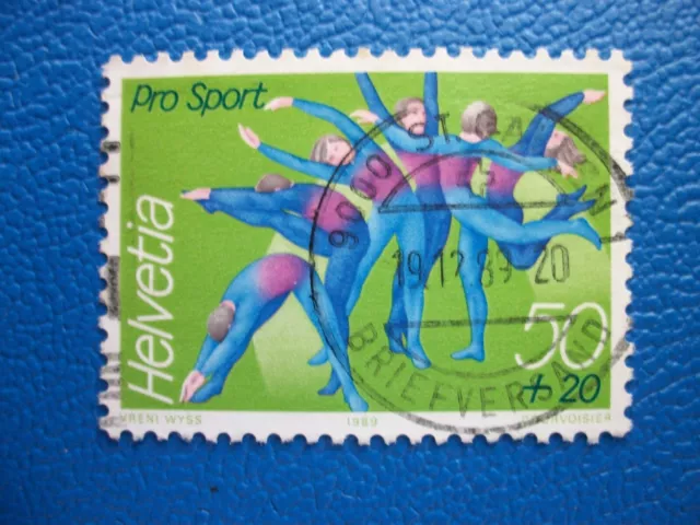 Schweiz, Helvetia, 1989, Mi-Nr.: 1404, Sport Gymnastic, gestempelt