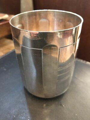 Antique French Art Deco Sterling Silver Minerva Timbale Small Cup Early 20th C