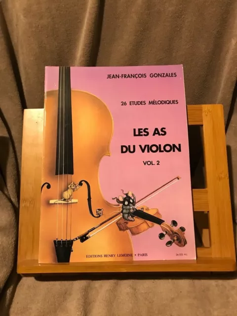 Bruno Garlej Les As Du Violon 26 Etudes Volume 2 Partition Editions Lemoine