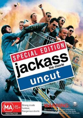 Jackass - The Movie - Uncut (DVD, 2002) Johnny Knoxville, Bam Margera, Steve O