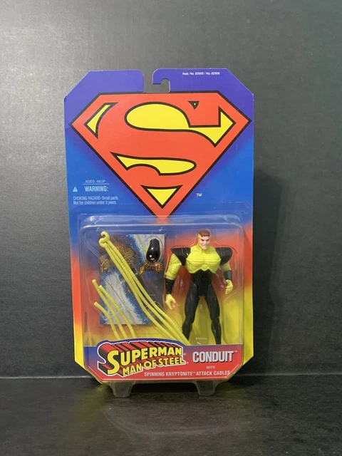 Kenner Superman Man Of Steel Conduit with Spinning Kryptonite Figure 1995 New