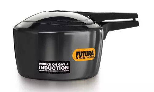 Futura Hard Anodised 2 L Induction Base Pressure Cooker IFP20 By Hawkins