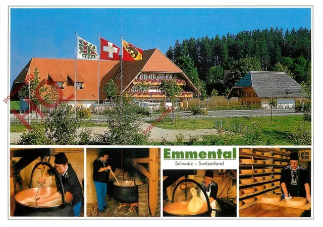 Picture Postcard; Emmental (Multiview) Cheese Making