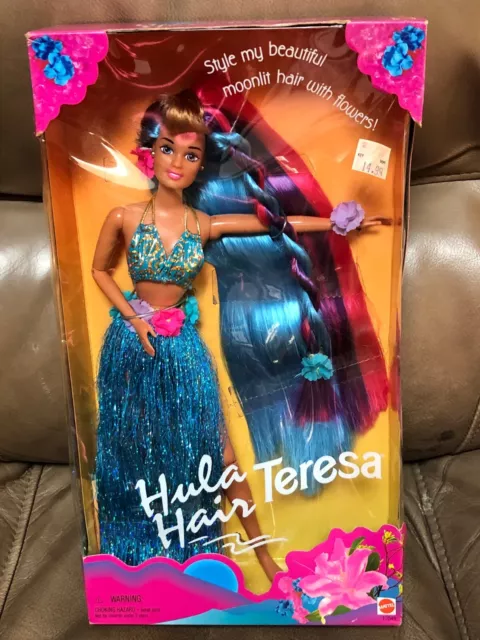 Barbie Hula Hair Teresa 1996 New In Box Barbie Hula Hair Teresa 1996 New In Box