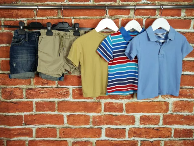 BABY BOY BUNDLE AGE 12-18 MONTHS NEXT ZARA GAP etc POLO TOP T-SHIRT SHORTS 86CM
