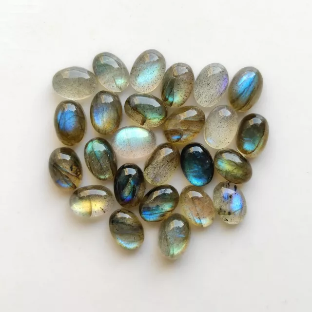 7X5 MM Oval Shape Labradorite Cabochon Multi Flashy Labradorite gemstone CX3-6