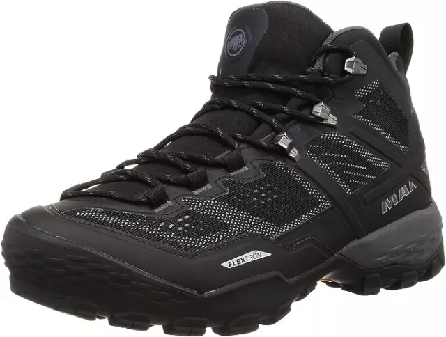 MAMMUT MEN'S DUCAN Mid GTX Hiking Boots 3030-03541-00288 Black Size 11. ...