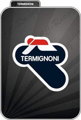 Autocollant Stickers Termignoni Résistant Al Chaleur 9 CM SX Noir 