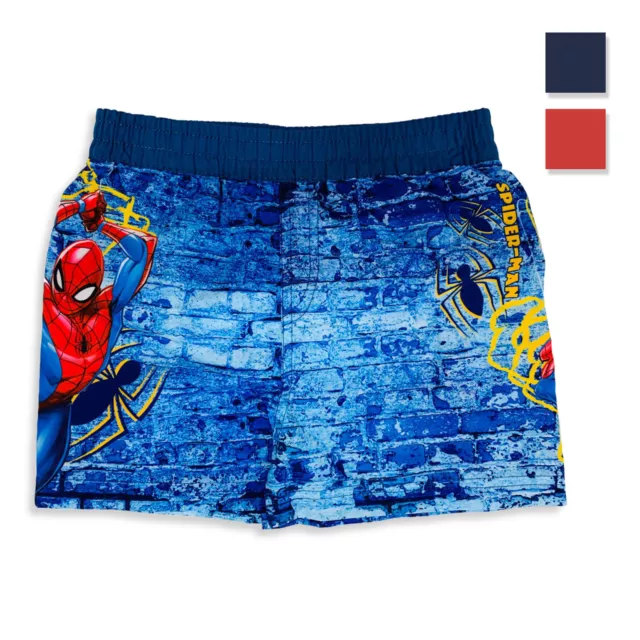 Costume mare ufficiale Marvel Spiderman pantaloncino shorts bambino piscina 3121