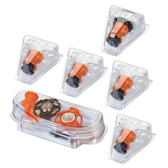 2X (bolsa de globo para juego de vaporizador híbrido Volcano con cámara de llenado de tubo látigo5)