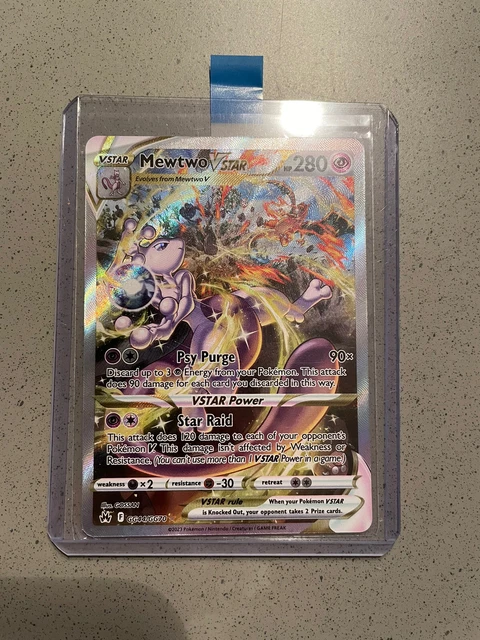 Pokemon Mewtu Mewtwo VSTAR Englisch GG44/GG70 Crown Zenith/Zenit der Könige