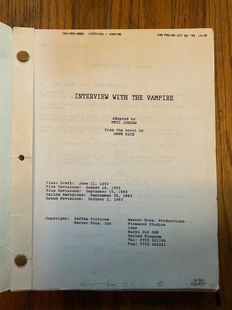 Unsigned, Originals, Scripts, Movie Memorabilia