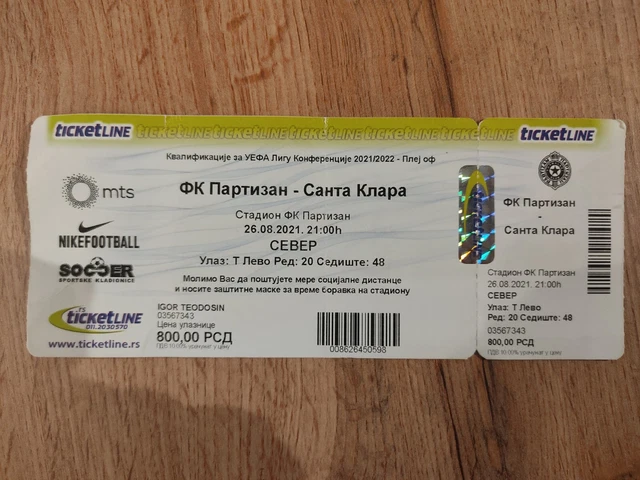 Billet Stub Euro 2012 Finale - Espagne Vs Italie - Rare - Occasion