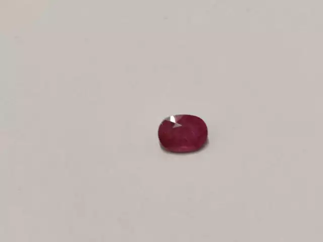 2.00Cts 100% Natural Red Old Burma Ruby 8x6x3mm Oval Cut Loose Gemstone 3