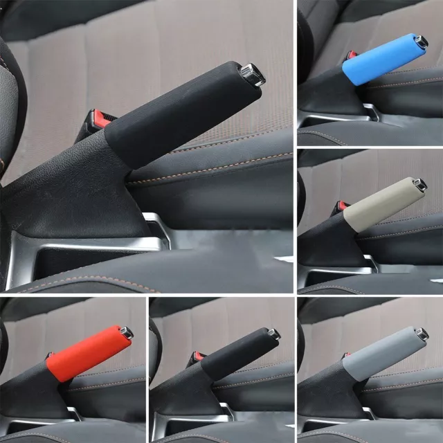 1x Universal Silicone Hand Break Protect Cover Car Accessory Hand Brake Handle