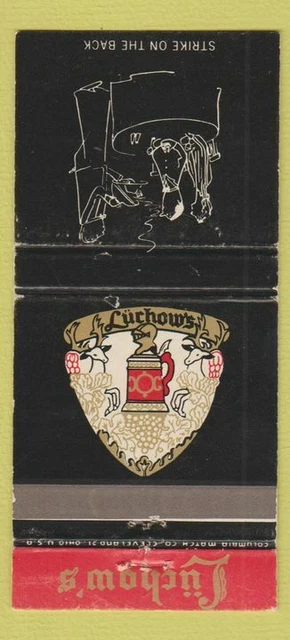 Matchbook Cover - Luchow's Restaurant New York City WEAR 30 Strike
