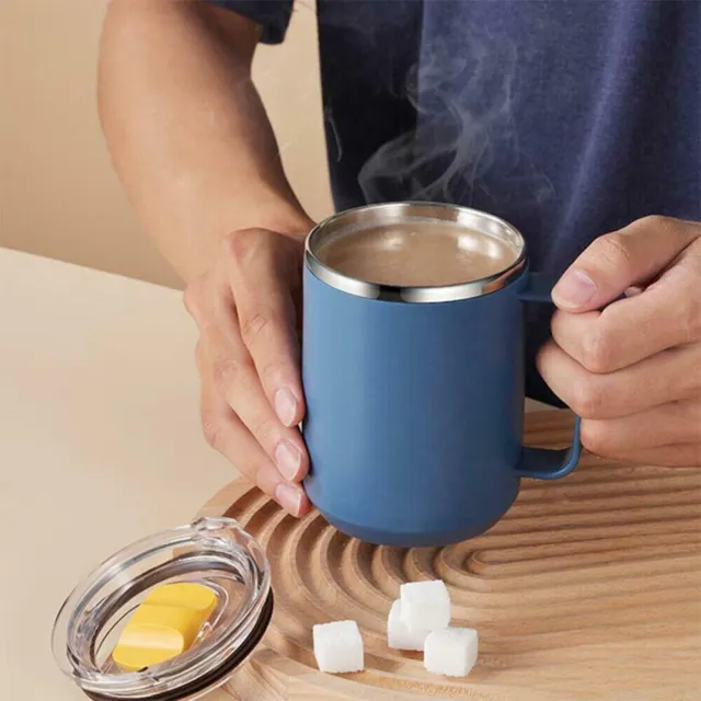 15oz Coffee Mug Travel Stainless Steel Insulated Vacuum Coffee Tumbler Cup