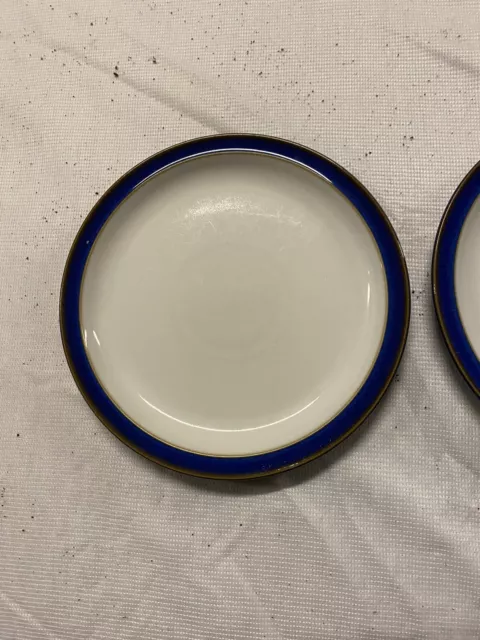 Denby Imperial Blue Dessert/Salad Plates X2. 2