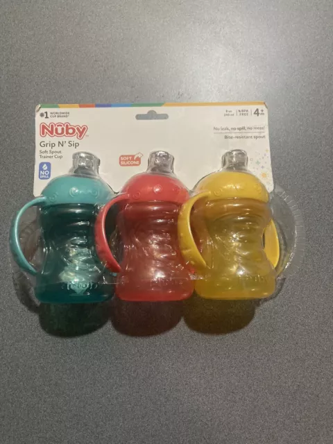 Nuby Grip N Sip Soft Spout Trainer Cup