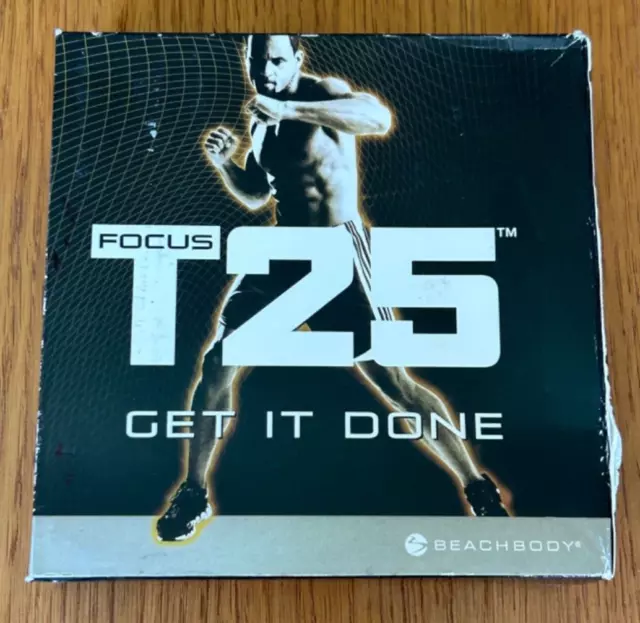 Focus T25 Get It Done Beachbody Alpha & Beta DVD ... Fantastic Condition