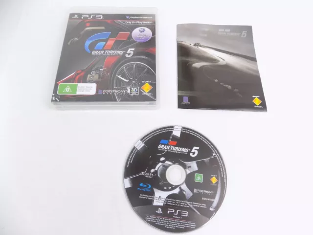 Mint Disc Playstation 3 Ps3 Gran Turismo 5 V Free Postage