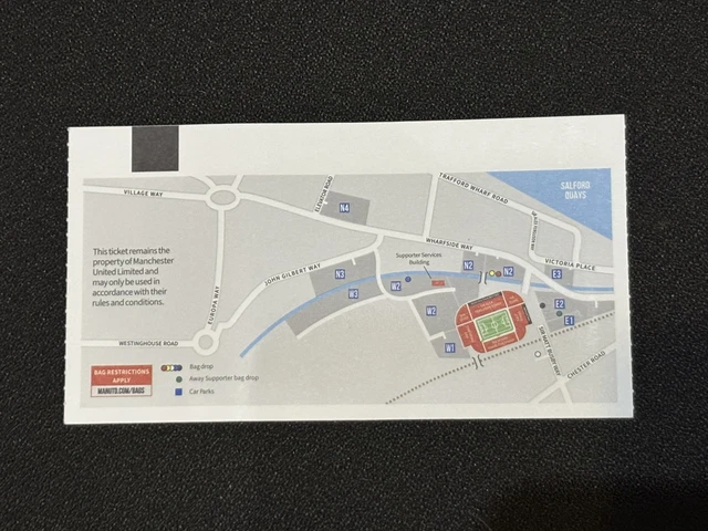 MANCHESTER UNITED V Leicester City 2024/2025 FA Cup Ticket Stub £11.11 PicClick UK