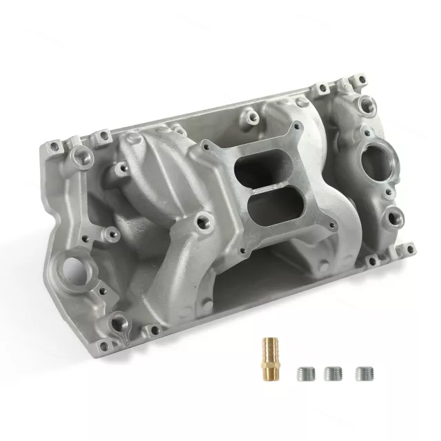 Intake Manifold For Small Block Chevy 350 1996-up SBC Vortec Air Gap Aluminum