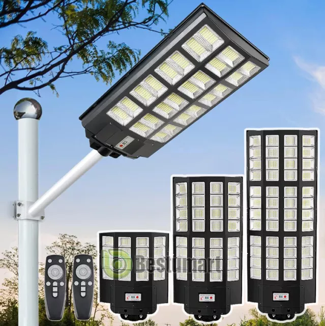 2000W Luz Led Luces Solar Para Exterior Lampara Para Jardin Patio Focos De Calle