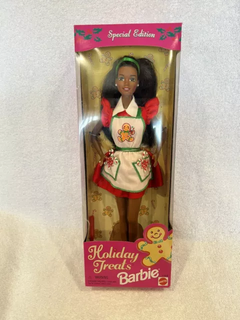 Barbie Holiday Treats Doll African American Special Edition 1997 Mattel NEW NIB